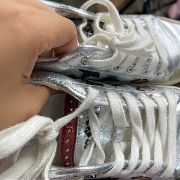 ASH stars‎ majestic motif trainers sneakers size 8 - Picture 6 of 7